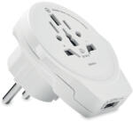 Midocean Skross Világ-EU USB adapter 12W (MO6881-06)