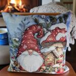  Karácsonyi manós díszpárna 101072