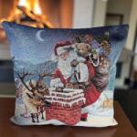  Karácsonyi mikulásos díszpárna 101117