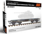 AK Interactive GERMAN RAILWAY SCHWERER PLATTFORMWAGEN TYME SSYS 1/35 1: 35 (AK35501)