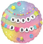 anagram Szülinapi fólia lufi 18" 45cm Happy Birthday (LUFI235481)