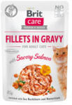 Brit BS. CARE Cat Fillets in Gravy with Savory Salmon 85 g (B40525)