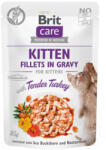 Brit BS. CARE Cat Kitten Fillets in Gravy with Tender Turkey 85 g (B65429)