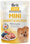 Brit BC pouch Mini Rabbit&Salmon fillets in gravy 85 g (B60332)