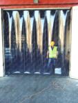DarTechPVC Perdea PVC moale transparenta Dimesiuni Perdea: L 1000 x H 3100 mm, temepratura normala