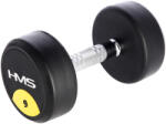 HMS Gumiborítású kézisúlyzók PRO HMS HG 9 KG fekete|szürke|sárga