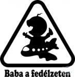 matrica. shop Baba a fedélzeten matrica 12