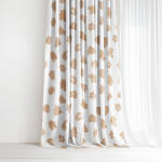Goldea draperie decorativă de crăciun luca - turtă dulce 240x150 cm