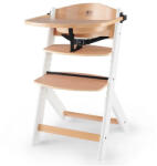 KinderKraft - Baba etetőszék ENOCK fa&fehér (993193)