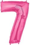 Balloons4party Balon folie cifra 7 roz 100cm