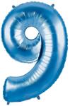 Balloons4party Balon folie cifra 9 albastru 100cm