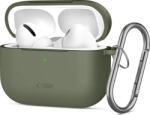 Tech-protect Cârlig din Silicon pentru Apple AirPods Pro 3 Verde Măsliniu (5906302333189)