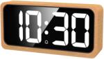 JVD Ceas deșteptător digital cu iluminare JVD SB3210.1, imitație lemn
