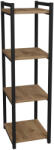 PAKOWORLD Raft bucatarie Harvey, natural - negru, 33x28x100 cm (321-000103) Raft