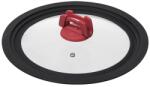 5five Simple Smart Capac universal Crosby, sticla, margini silicon, 22-24-26 cm
