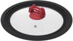 5five Simple Smart Capac universal Crosby, sticla, margini silicon, 26-28-30 cm