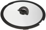 Lagostina Ingenio Lagostina Capac din sticla pentru inductie, negru / transparent, 28 cm (010244060128)