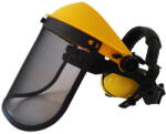 AGROFORG Viziera de protectie reglabila, cu plasa si antifoane (S-5120901/1/FV)