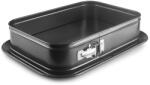 ibili Tava tort demontabila Ibili-Moka, otel, 35x24x8.6 cm, negru (IB-826635)