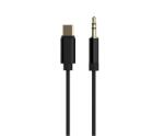 Gembird CCA-CM3.5M-1.5M USB type-C to stereo 3.5 mm AUX cable 1, 5m Black (CCA-CM3.5M-1.5M) - pcland