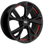 MAM RS6 BLACK PAINTED RED INSIDE 5/120 20x8, 5 ET35 72, 6 - garazsmester