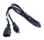 Akyga AK-NB-09A Clover Leaf kábel 1, 5m fekete (AK-NB-09A)