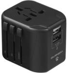 Volkano Universal Travel Charger Black (VK-8016-BK[V2])
