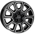 RIAL TRANSPORTER 2 Fényes fekete Polírozott 5/112 15x6 ET30 66, 6