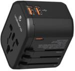 Volkano Universal Travel Charger Black (VK-8018-BK[V2])