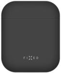 FIXED Ultrathin Szilikon Tok Silky Apple Airpods, Fekete (FIXSIL-753-BK) - pcland