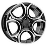 KORMETAL DY1588 Gloss Black Full Polished 5/112 18x8 ET40 66, 45