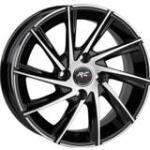 RC RACING RC-239 Gloss Black Full Polished 4/100 14x6 ET35 67, 1