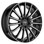 MSW 30 Gloss Black Full Polished 5/114, 3 20x8, 5 ET45 73, 1