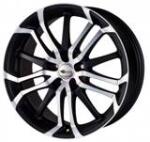 Brock B26 SMVP - Matt fekete polírozott 5/112 17x7, 5 ET35 66, 6