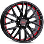 MAM RS4 BLACK PAINTED RED INSIDE 5/108 20x8, 5 ET45 72, 6 - garazsmester