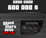 Xbox One Grand Theft Auto Online - $600, 000 Bull Shark Cash Card XBOX One CD Key