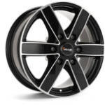 AVUS Racing AC-V61 Fekete Polír 6/120 16x6, 5 ET50 74, 5 - garazsmester - 82 912 Ft