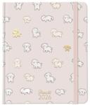 PLANALL Határidõnapló PLANALL New Classic B/5 heti keményfedelű gumis Fur baby 2026 (21556) - tonerpiac