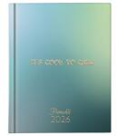 PLANALL Határidõnapló PLANALL Mini A/6 heti keményfedelű aranyozott Cool 2026 (21561) - tonerpiac