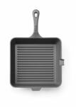 HENDI Tigaie grill din fonta, HENDI, negru, 265x265x(H)50mm, DNH629369 (DNH629369)