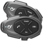 INTERPHONE Casti Bluetooth INTERPHONE TOUR HD Motorbike intercom 1500 m 2 pcs Black (TOUR HD)