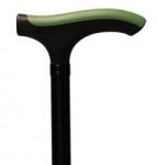  Összecsukható, gél markolatú, állítható magasságú kényelmes járóbot csuklópánttal, Advance, zöld