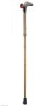  Állítható magasságú járóbot anatómiai fogantyúval 175cm felettieknek, bal, barna