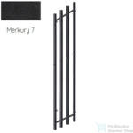 Radeco FUEGO KOLOR 1650x290 jobbos design radiátor, MERKURY 7 (matt fekete) színben (Radeco_FUEGO_R_MERKURY7)
