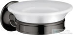Hansgrohe AXOR MONTREUX fali szappantartó, polírozott fekete króm 42033330 (42033330)
