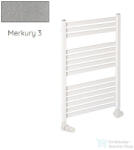 Radeco PINO K AK3-500/EP 850x530 törölközőszárítós radiátor, MERKURY 3 (metál világosszürke) színben (Radeco_PINO_K_AK3_500_EP_MERKURY3)