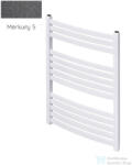 Radeco ENZO AK1-500/EL 415x530 törölközőszárítós radiátor, MERKURY 5 (metál sötétszürke) színben (Radeco_ENZO_AK1_500_EL_MERKURY5)