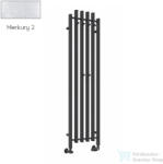 Radeco TUBO 4K KOLOR 1200x455 design radiátor, MERKURY 2 (ezüst) színben (Radeco_TUBO_4K_KOLOR_MERKURY2)