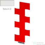 Radeco PUZEL 1190x490 design radiátor, SATURN 2 (matt fehér) színben (Radeco_PUZEL_SATURN2)