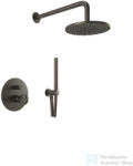 Bugnatese MILLENOVECINQUANTA falsík alatti zuhanyrendszer 22, 5 cm-es esőztetővel, belső egységgel, zuhanyszettel, grafit 4674GF (4674GF)